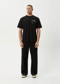 T-Shirts<Afends Surf Or Fly - Boxy Tee Black