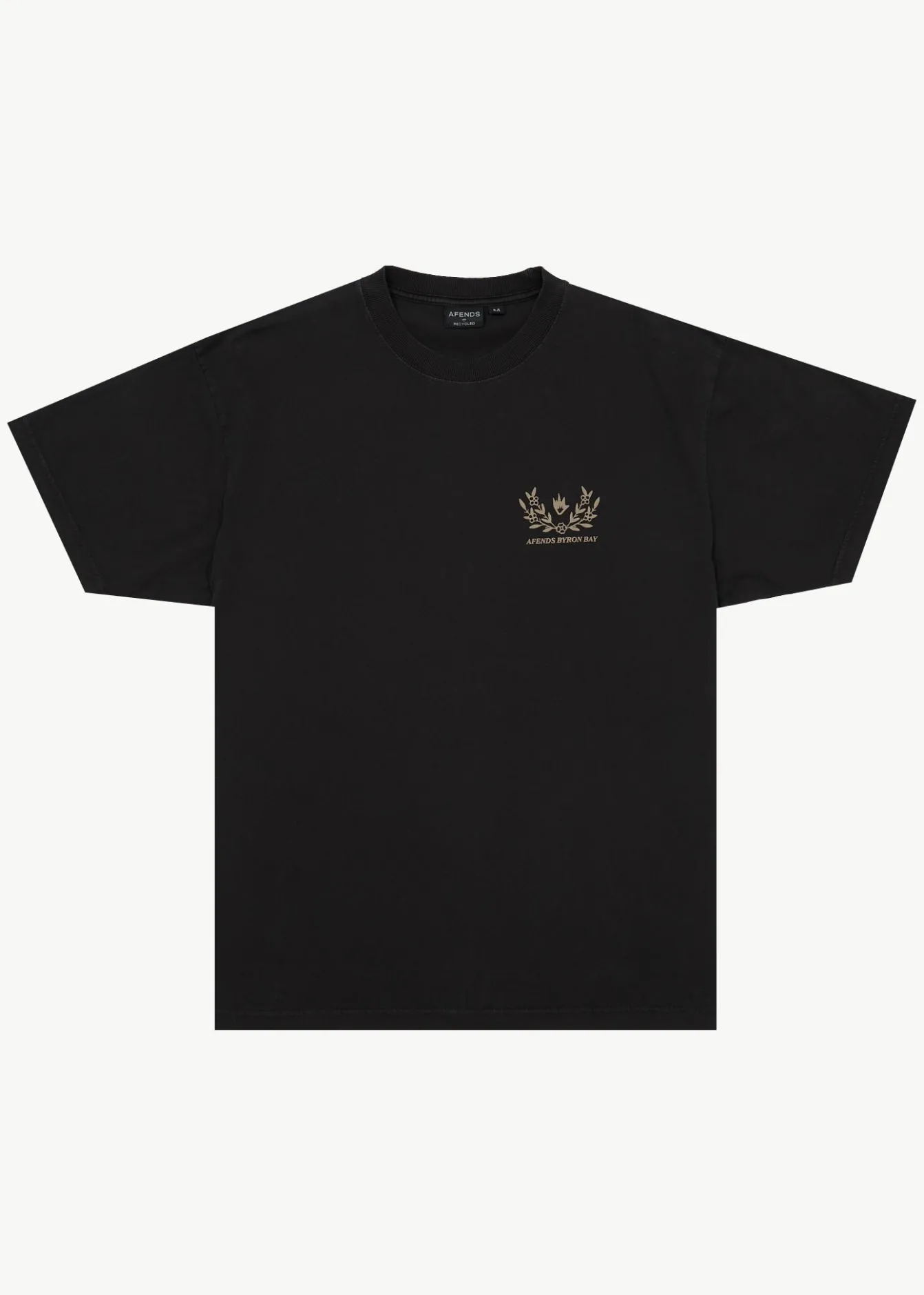 T-Shirts<Afends Surf Related - Boxy Tee Stone Black