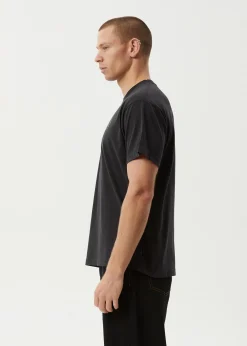 T-Shirts<Afends Surf Related - Boxy Tee Stone Black