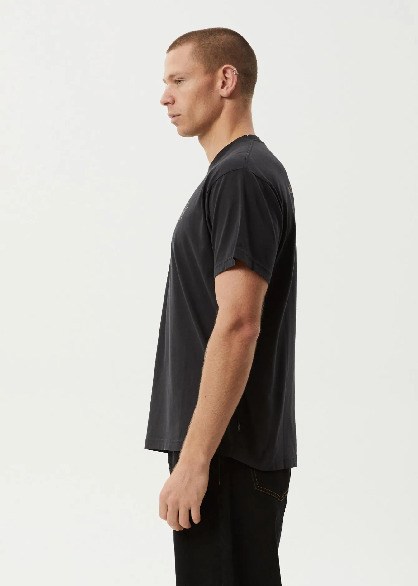 T-Shirts<Afends Surf Related - Boxy Tee Stone Black