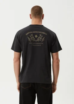 T-Shirts<Afends Surf Related - Boxy Tee Stone Black