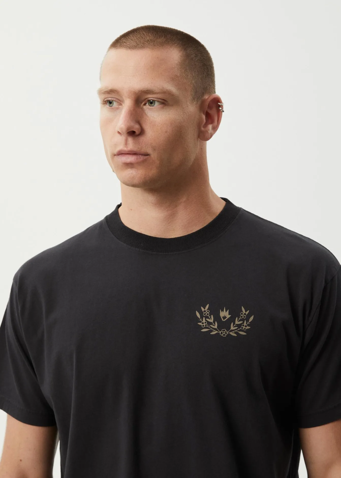 T-Shirts<Afends Surf Related - Boxy Tee Stone Black