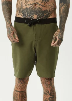 Boardshorts<Afends Surf Related  - Fixed Waist Boardshort 20" Military