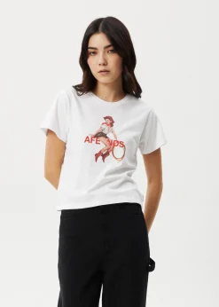 Tees & Shirts<Afends Sweet West - Baby Tee White