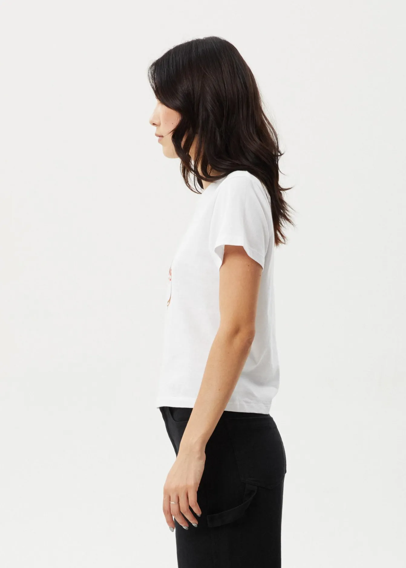 Tees & Shirts<Afends Sweet West - Baby Tee White