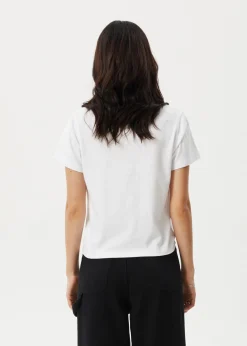 Tees & Shirts<Afends Sweet West - Baby Tee White