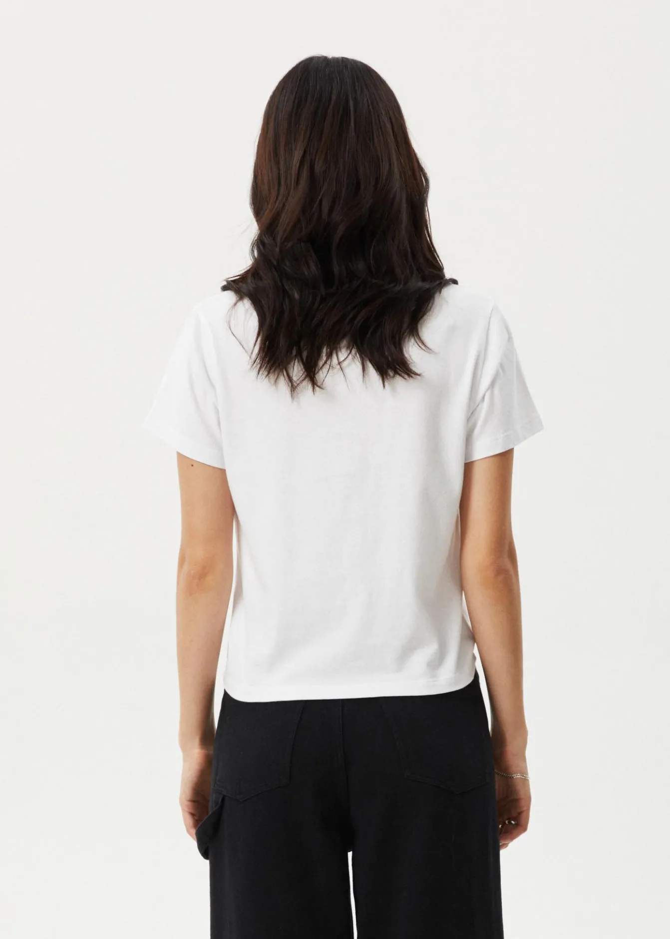 Tees & Shirts<Afends Sweet West - Baby Tee White