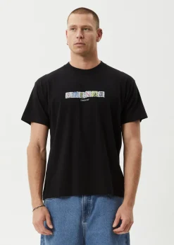 T-Shirts<Afends Take A Trip  - Boxy Tee Black