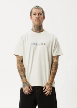 T-Shirts<Afends Take A Trip  - Boxy Tee Moonbeam