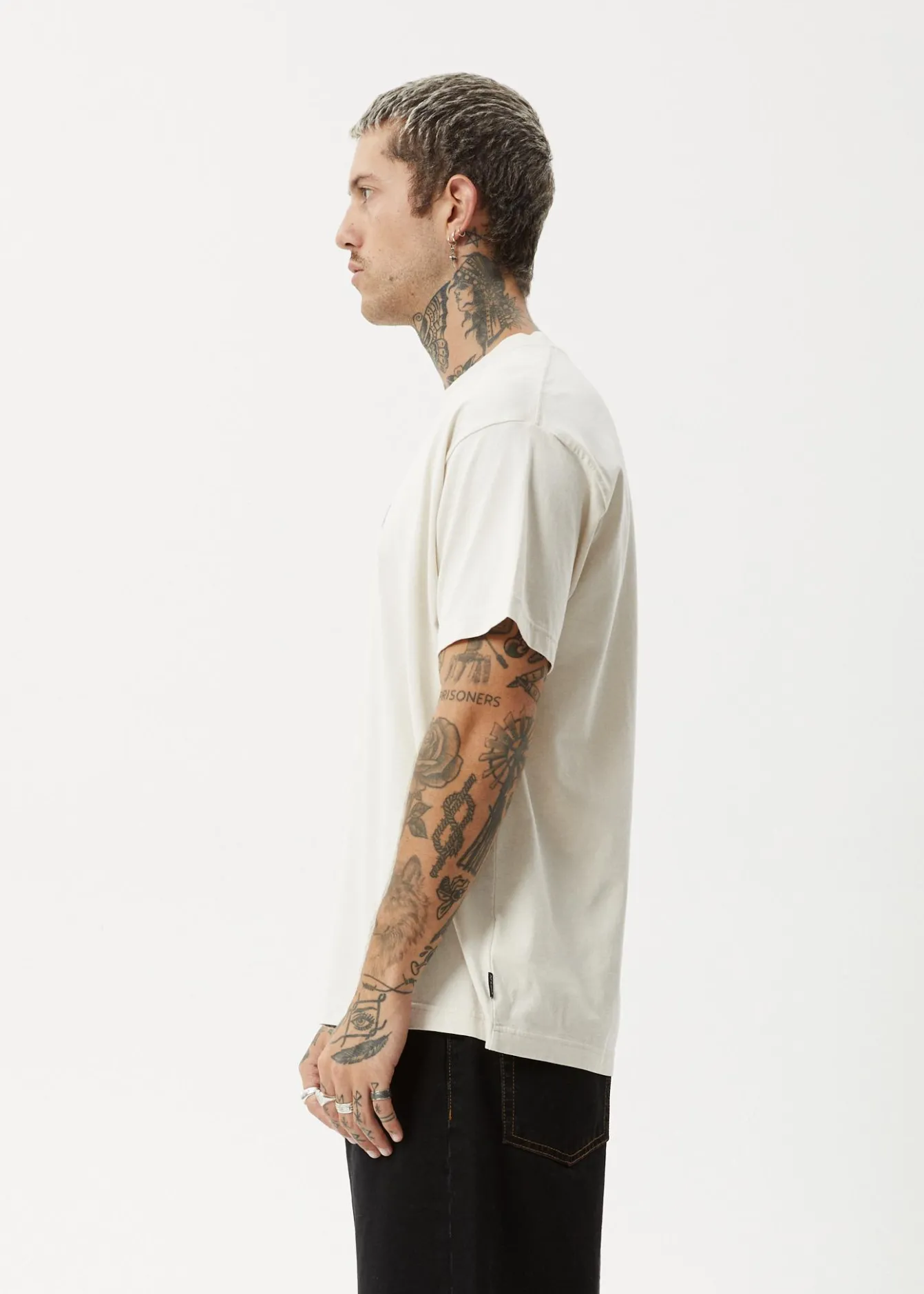 T-Shirts<Afends Take A Trip - Boxy Tee Moonbeam