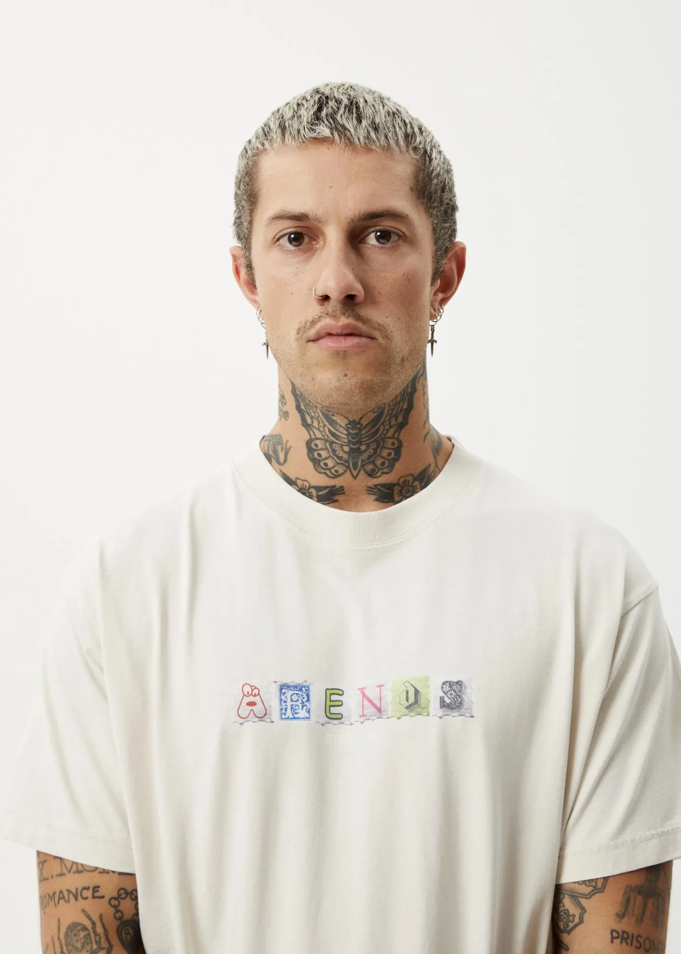 T-Shirts<Afends Take A Trip - Boxy Tee Moonbeam