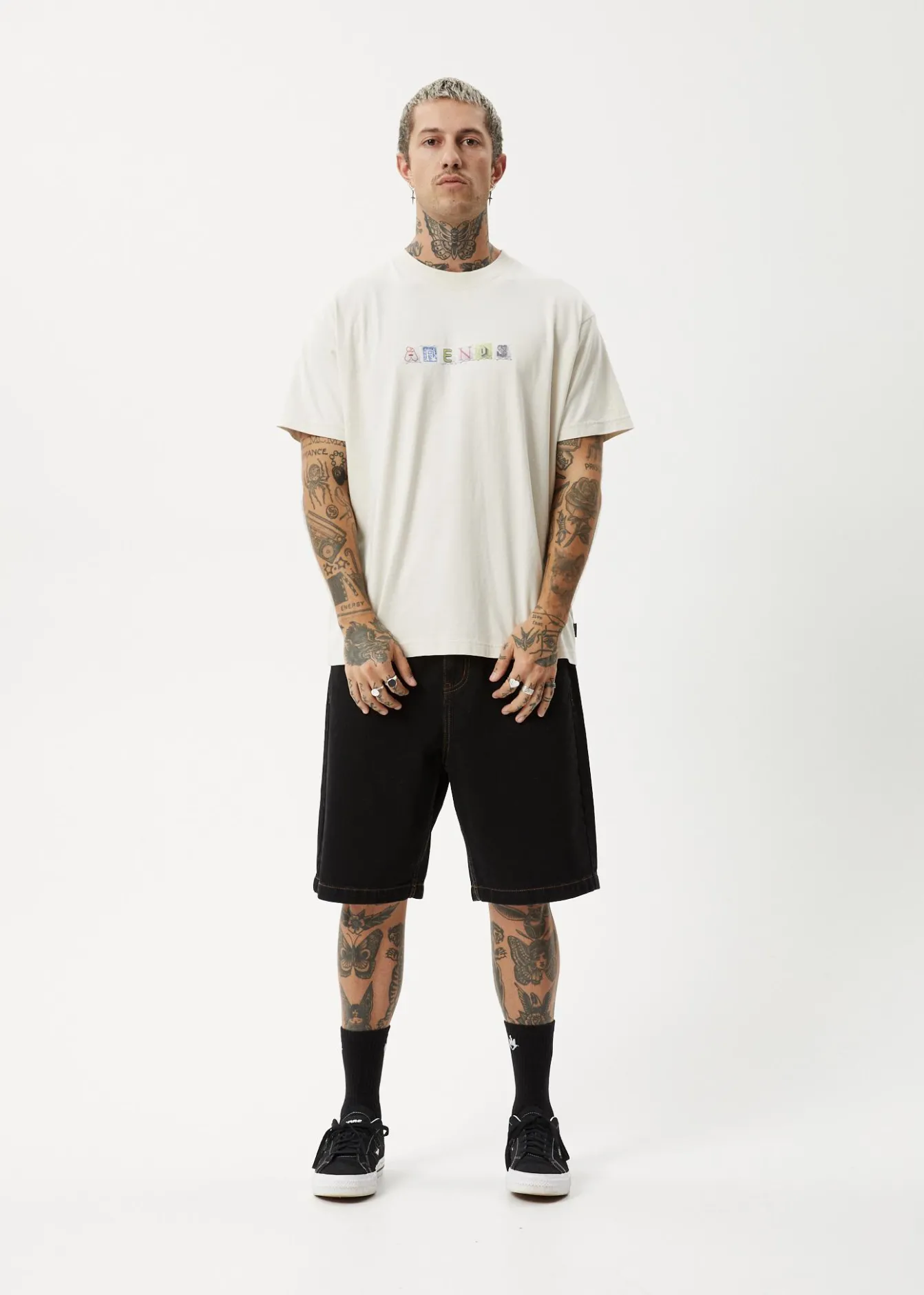 T-Shirts<Afends Take A Trip - Boxy Tee Moonbeam