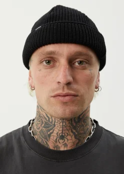 Accessories|Accessories<Afends Thc  - Wharfie Beanie Black