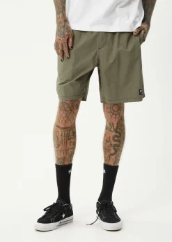 Boardshorts<Afends The Dopamine  - Swim Short 18" Olive