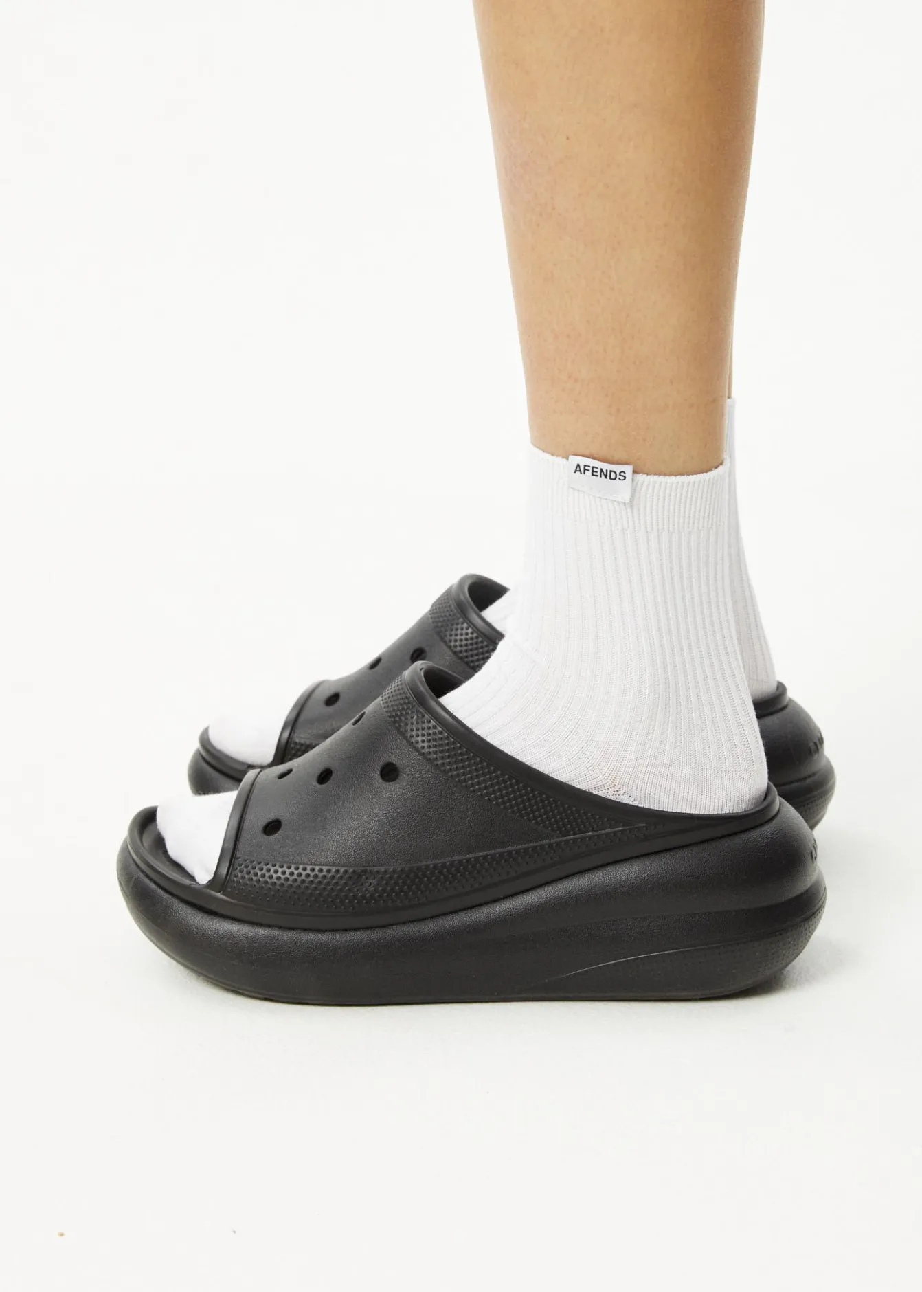Accessories|Essentials<Afends The Essential - Rib Socks White