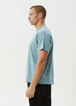 T-Shirts<Afends Thorny  - Boxy Tee Ocean Spray