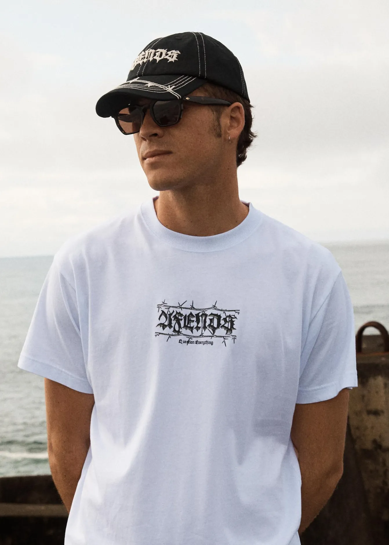 T-Shirts<Afends Thorny - Boxy Tee White