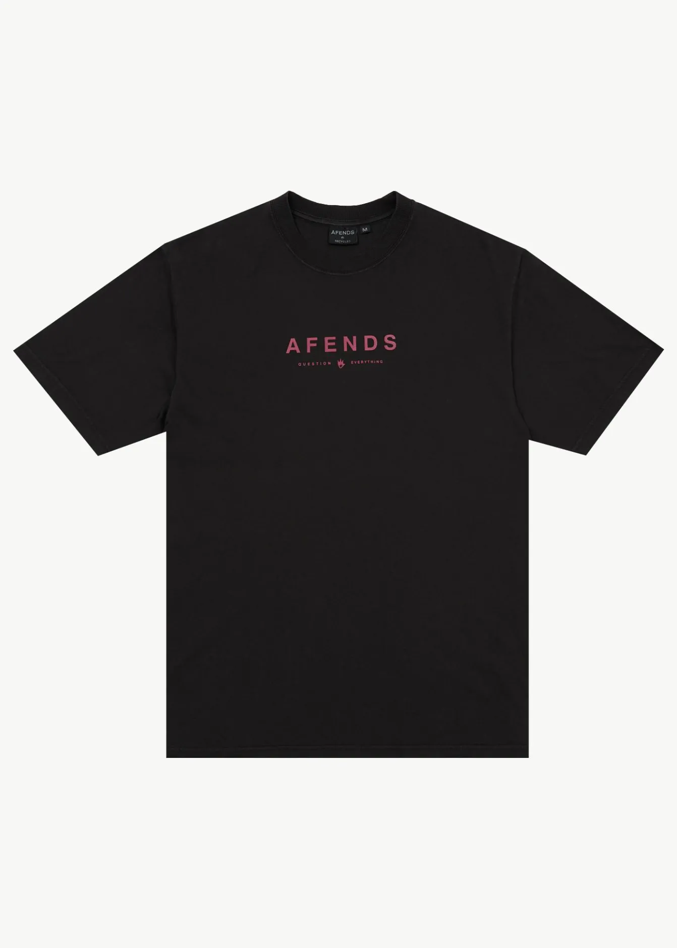 T-Shirts<Afends Thrown Out - Retro Tee Stone Black