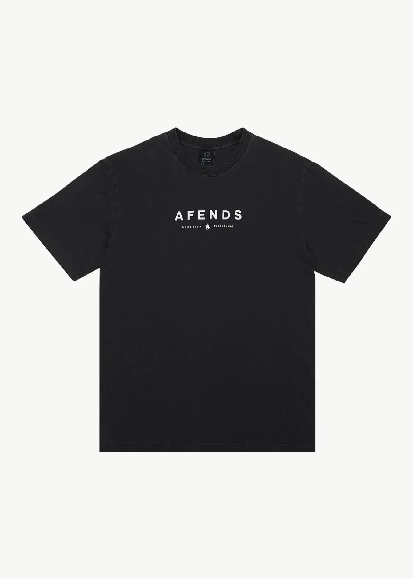 T-Shirts<Afends Thrown Out - Retro Tee Black / White