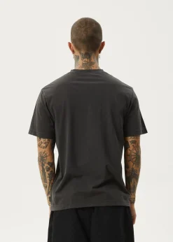 T-Shirts<Afends Thrown Out - Retro Tee Black / White