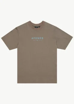 T-Shirts<Afends Thrown Out - Retro Tee Fossil