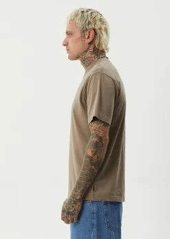 T-Shirts<Afends Thrown Out - Retro Tee Fossil