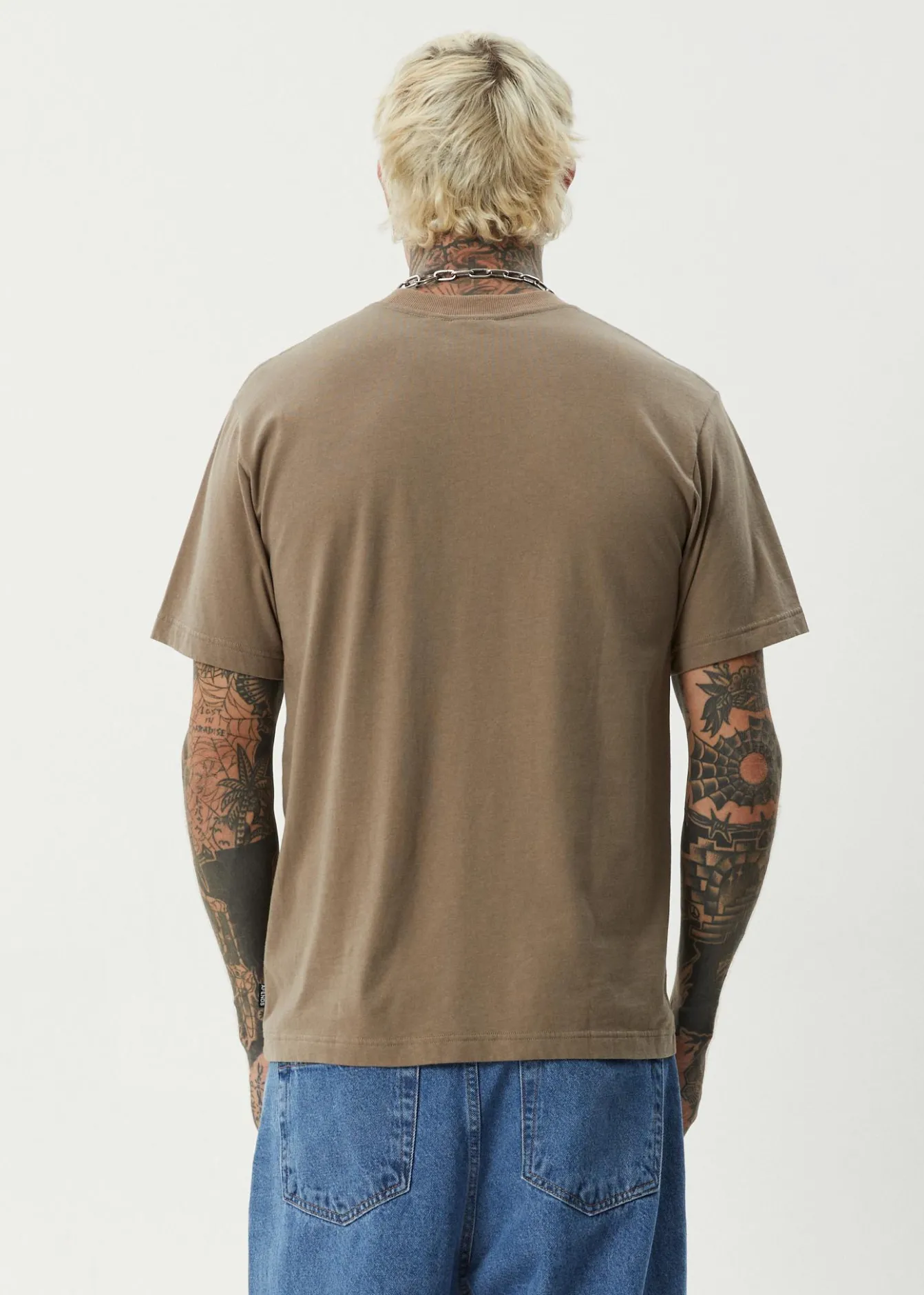 T-Shirts<Afends Thrown Out - Retro Tee Fossil