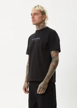 T-Shirts<Afends Thrown Out - Retro Tee Black