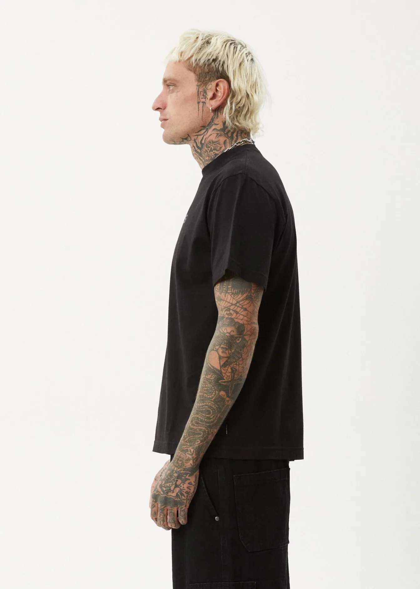 T-Shirts<Afends Thrown Out - Retro Tee Black
