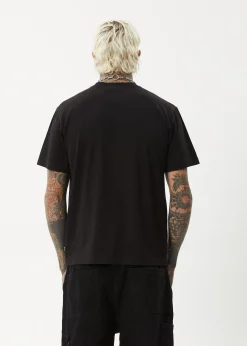 T-Shirts<Afends Thrown Out - Retro Tee Black