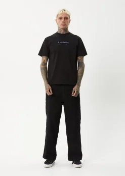 T-Shirts<Afends Thrown Out - Retro Tee Black