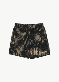 Boardshorts<Afends Tie Die  - Baywatch Swim Short 18" Sand