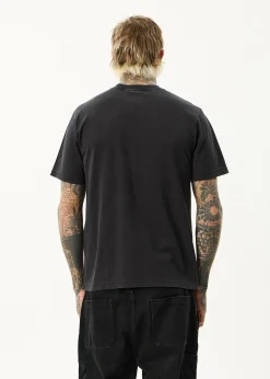T-Shirts<Afends Torched - Retro Tee Stone Black
