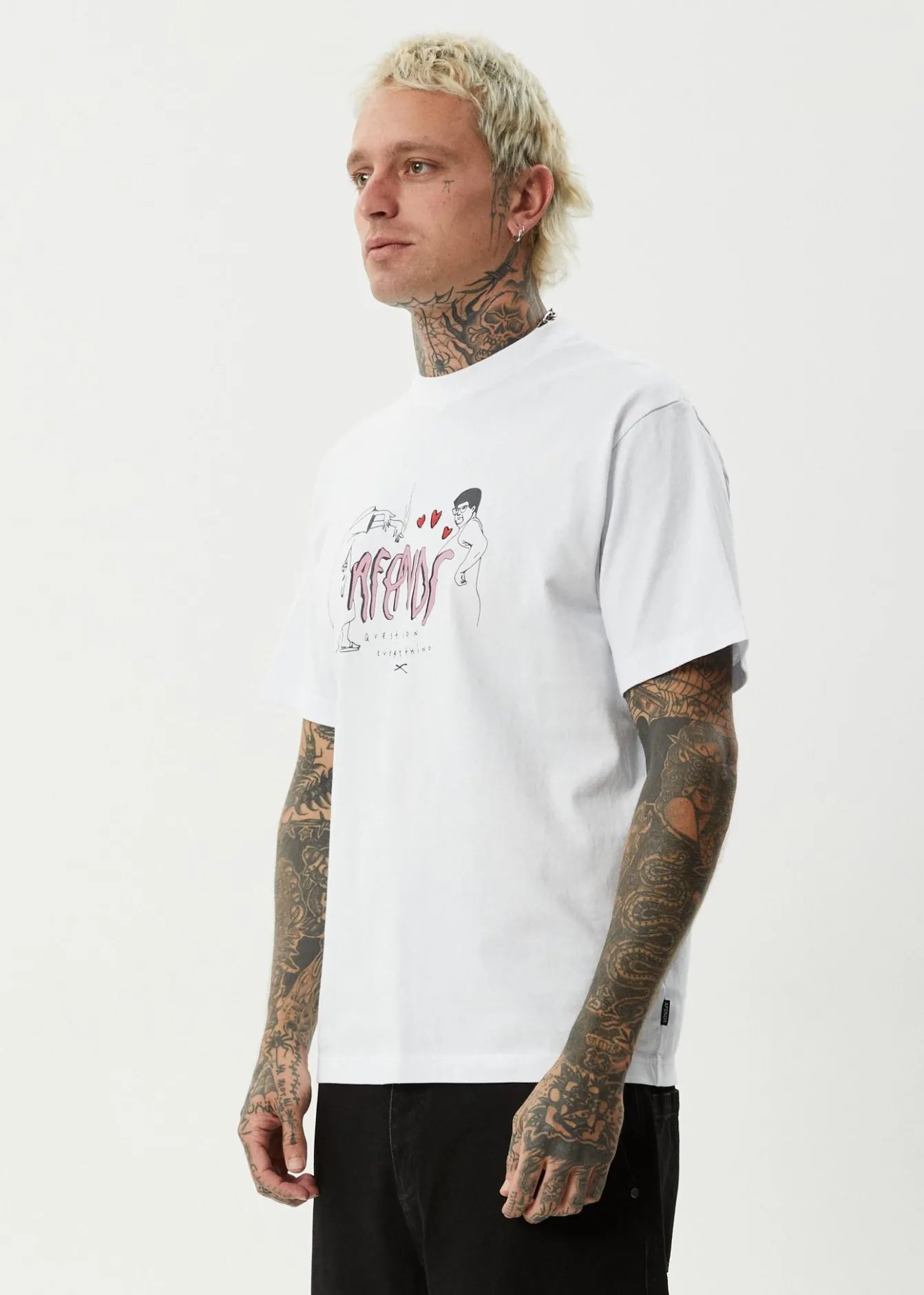 T-Shirts<Afends Torched - Retro Tee White