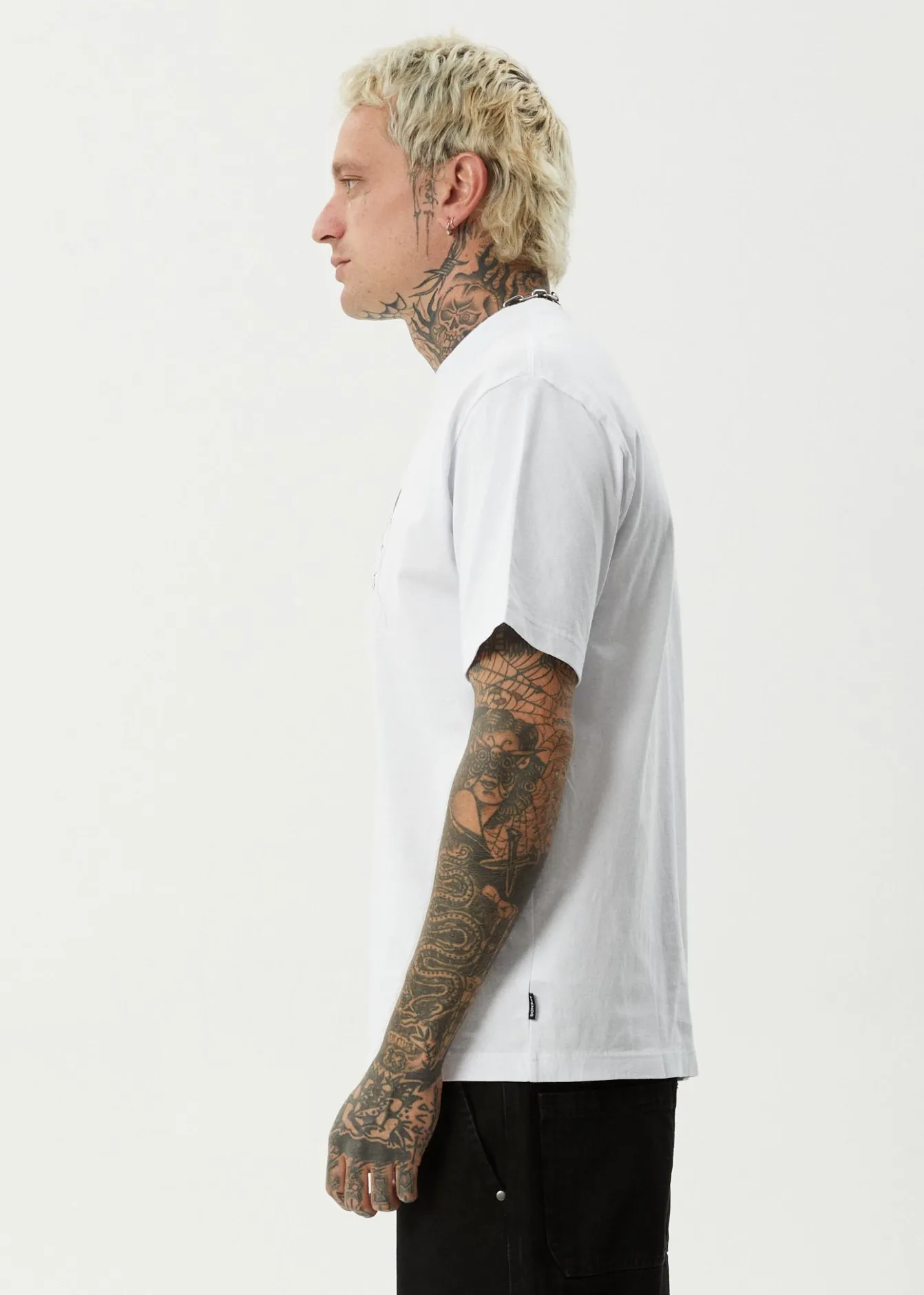 T-Shirts<Afends Torched - Retro Tee White