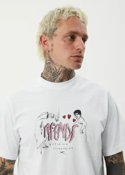 T-Shirts<Afends Torched - Retro Tee White