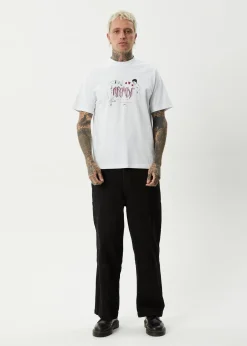T-Shirts<Afends Torched - Retro Tee White