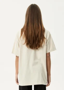 Tees & Shirts<Afends Tranquil  - Oversized Tee Moonbeam