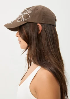 Accessories|Accessories<Afends Tranquil  - Panelled Cap Coffee