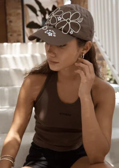 Accessories|Accessories<Afends Tranquil  - Panelled Cap Coffee