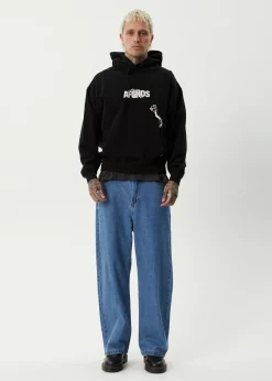 Sweaters & Hoodies<Afends Tread - Boxy Hoodie Black