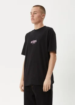 T-Shirts<Afends Tread - Retro Tee Black