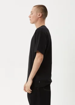 T-Shirts<Afends Tread - Retro Tee Black