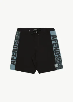 Boardshorts<Afends Tread  - Surf Related Boardshort 20" Black