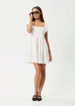 Dresses<Afends Twila  - Mini Dress White