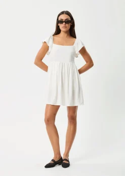 Dresses<Afends Twila  - Mini Dress White