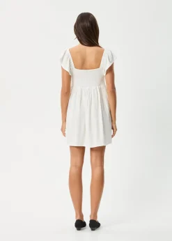 Dresses<Afends Twila  - Mini Dress White