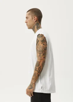 Sleeveless<Afends Vacation  - Sleeveless Tee White