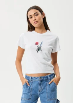 Tees & Shirts<Afends Valentine - Baby Tee White