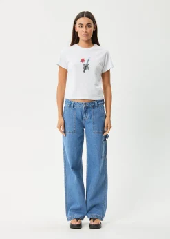 Tees & Shirts<Afends Valentine - Baby Tee White